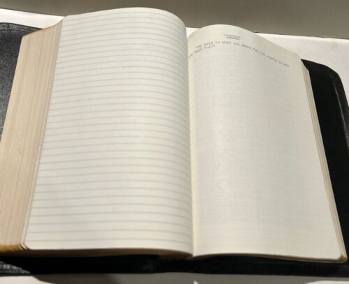New American Standard Bible Loose Leaf Edition Genuine Leather OOP 1975 Mint! - Picture 13 of 24