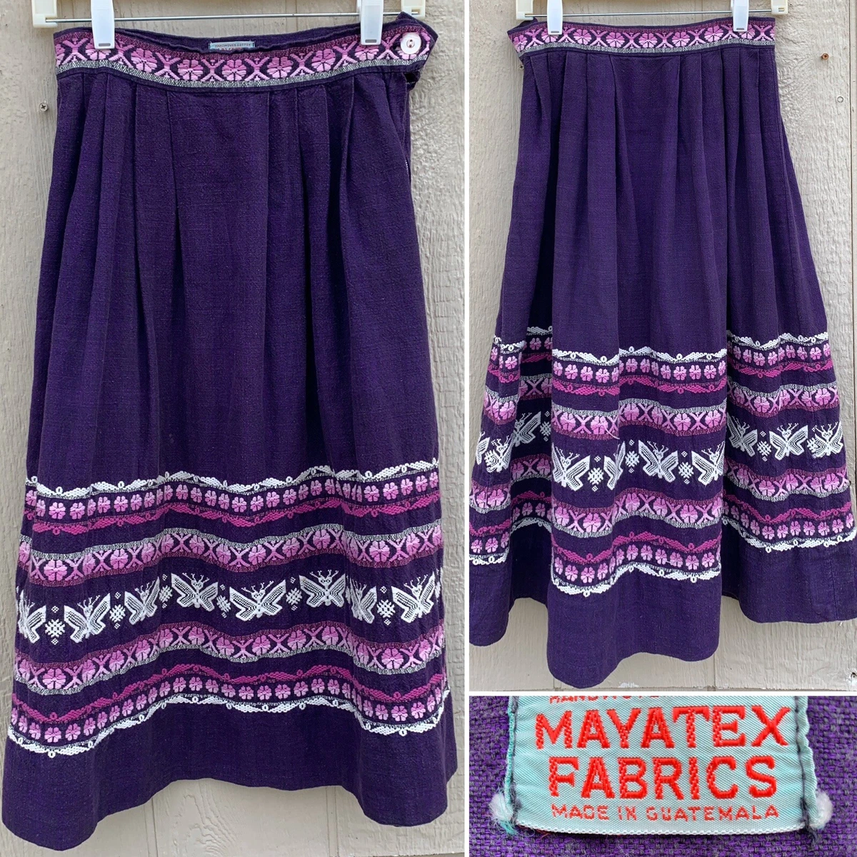 Vintage embroidered skirt cheap