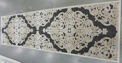 STONE / ANTHRACITE 2' X 7' Stained Rug Reduced Price 1172570870 PARB348-3430-27
