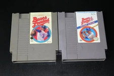 Bases Loaded 1 and Bases Loaded 2 NES Nintendo Lot Authentic Original
