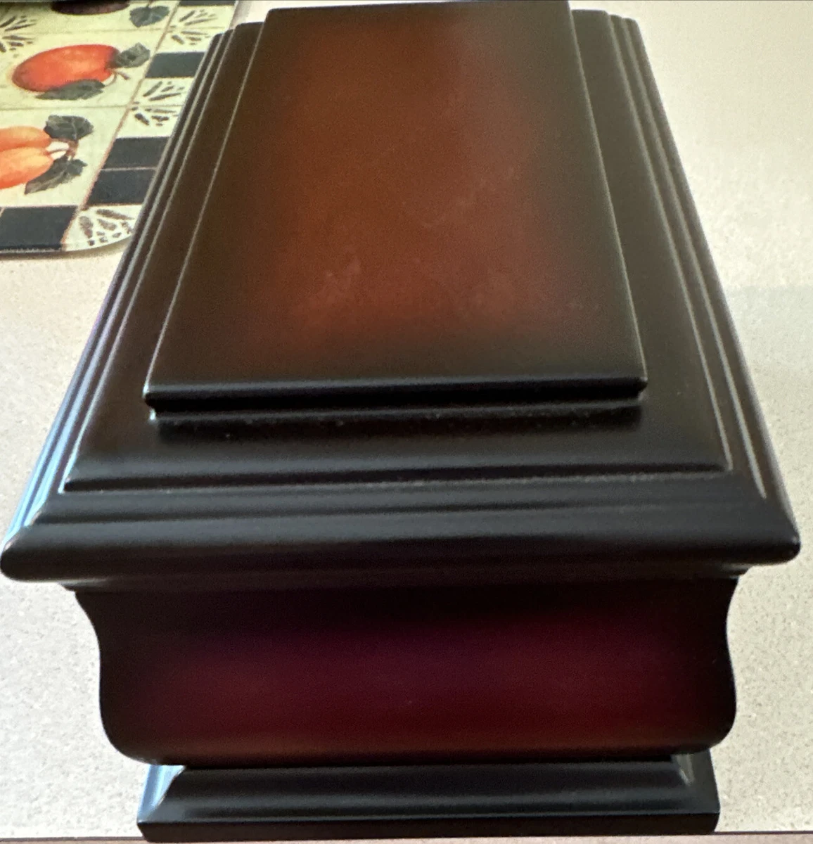 Tall black best sale jewelry box