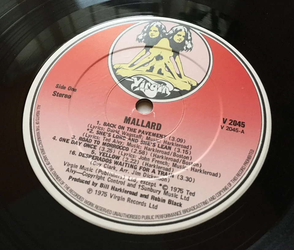 MALLARD LP 1975 UK VIRGIN V2045 A3B3 BILBO LOOKS UNPLAYED M- (CAPTAIN BEEFHEART) - Image 2 of 4