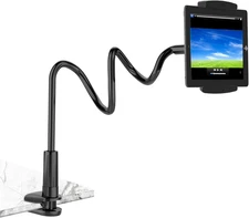 Gooseneck Kindle Tablet Ipad Holder Stand for Bed Flexible Arm Mount