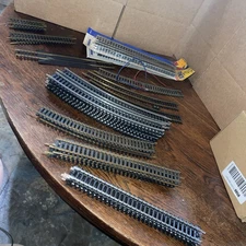 Life Like & Tyco HO Nickel / Brass Model Train Tracks-see description for detail