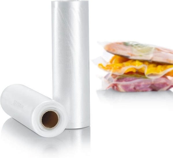 Severin Zb 3616 Vakuumierrollen 2Er Pack 20X600Cm Vakuumfolie Vakuumierer Set-image