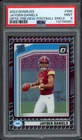 2024 Donruss Jayden Daniels 389 Optic Preview Football Emoji PSA 9 Rookie RC
