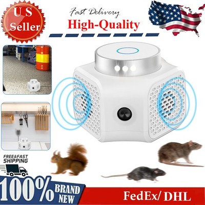 360° Ultrasonic Rodent Chaser Electronic Mouse Control Rodent  Ultrasonic Sound