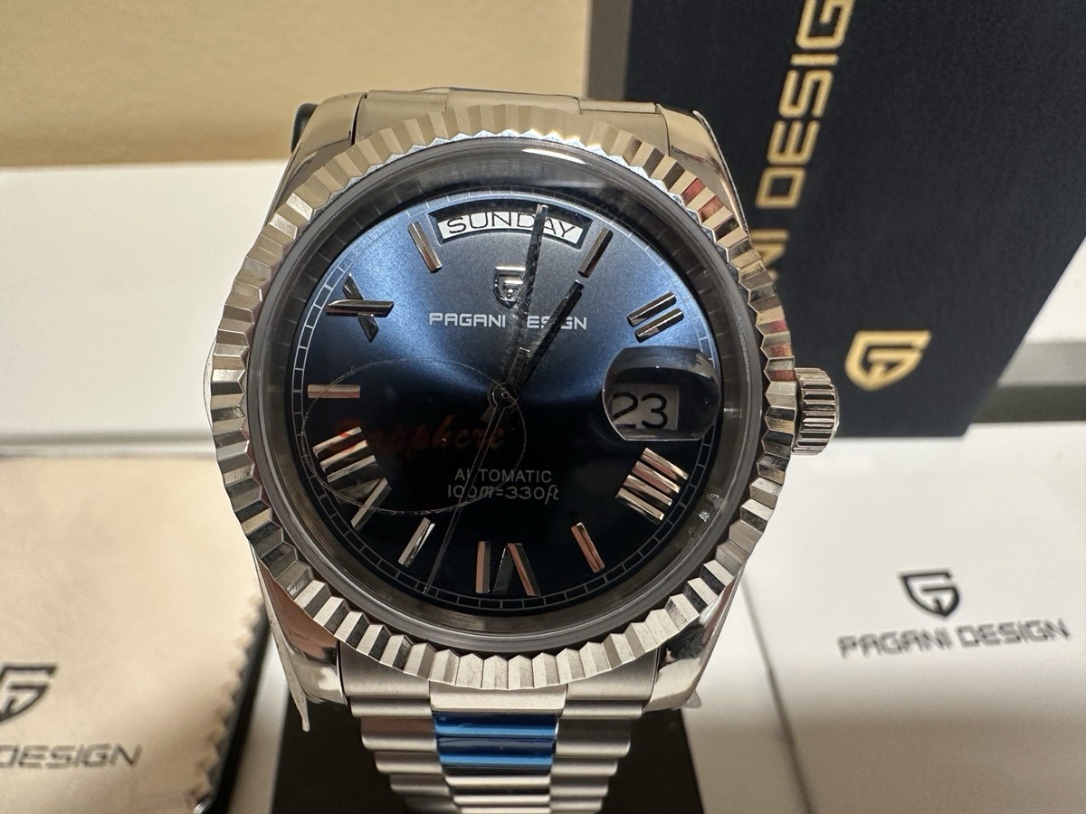 Pagani Design PD-1752 Day-Date 36mm Men's Automatic Watch