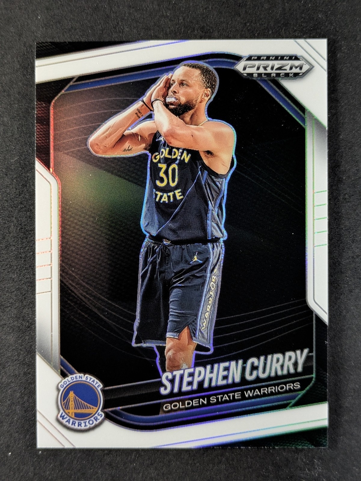 2024-25 Panini Prizm Black STEPHEN CURRY 174/175 True White Prizm Night Night #7