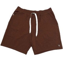 VUORI Men  s Ponto Shorts Medium Cedar Heather 7  Inseam Performance Stretch V344