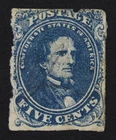 CKStamps: US Stamps Collection CSA Scott#4 Used Thin
