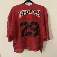 RARE Vtg Rebels UNLV DA Don Alleson Athletic Men’s Jersey XL Red Mesh