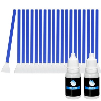 20Pcs 16mm Sensor Reinigungs Kit für APS C Kameras mit 20ml Sensor Reiniger