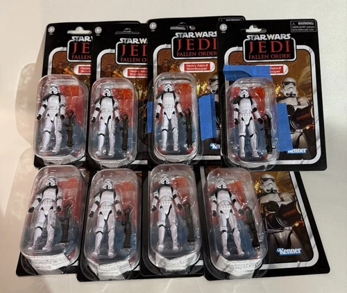 *Damaged* CASE of 8 Star Wars Vintage Collection HEAVY ASSAULT STORMTROOPER #W