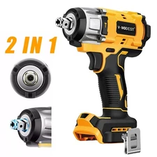 1/2" Cordless Impact Wrench Brushless Compatible DEWALT 20V Battery (Tool Only)