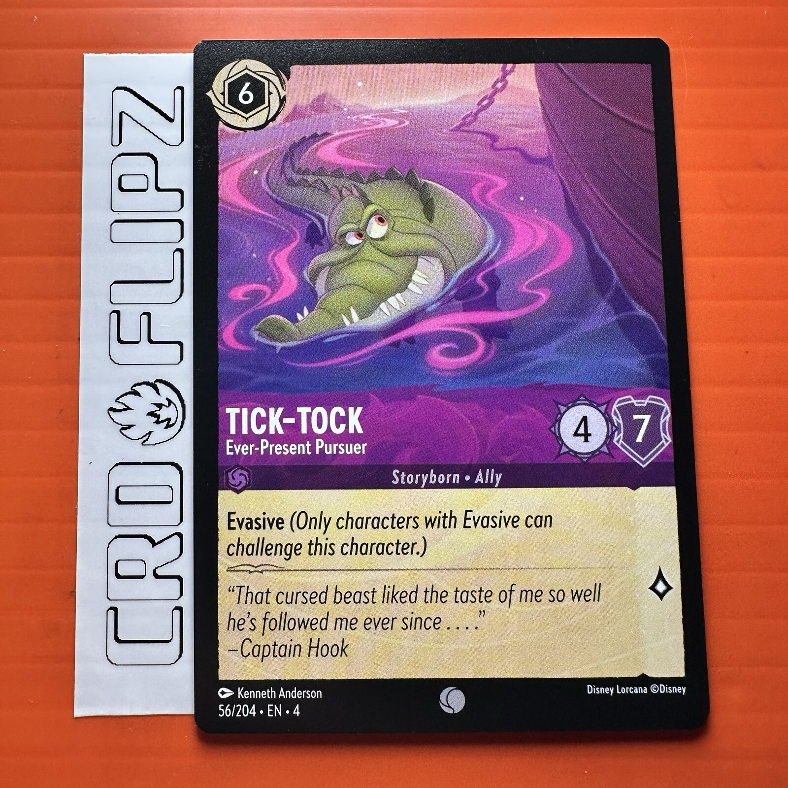 Disney Lorcana Ursula’s Return-Tick-Tock - Ever-Present Pursuer #56/204 Non Foil
