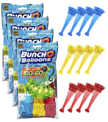 ZURU Bunch O Balloons - 420 Stück - selbstschließende Wasserbomben MIXED
