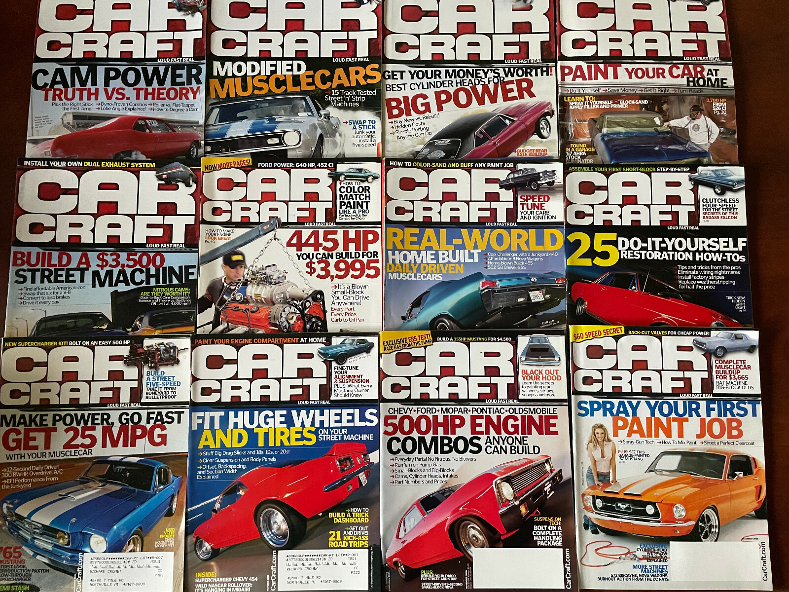 CAR CRAFT  Magazine - 1981-2017 - Your Choice of Month/Year  - $1.00 ea