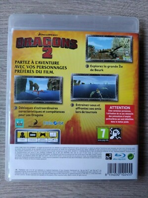 Jeu PS3 Dragons - Version PAL Française Complète Avec Boîte Et Notice - Très Bon état