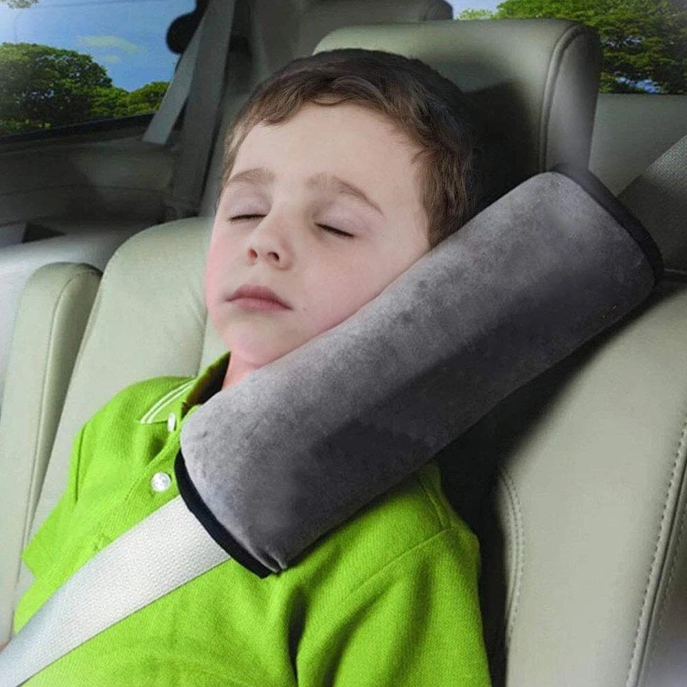 Kids Car Safety Seat Belt Covers Pad Strap Harness Shoulder Sleep Pillow  Cushion