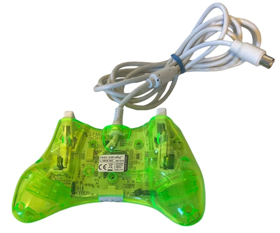 Microsoft XBOX 360 Rock Candy Wired Controller Lime Green PDP Tested Works - Image 2 of 4