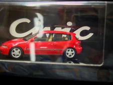 LCD 1:43 Honda Civic EG6 SIR II Model Car Alloy Diecast Metal Collection Red