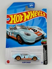 Hot Wheels 2024 Glory Chaser Gulf Oil Light Blue 155/250 - HW Roadsters 9/10 New