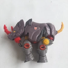 Transformers Cybertron BACKSTOP Scout Class Rhino Figure Hasbro 2005