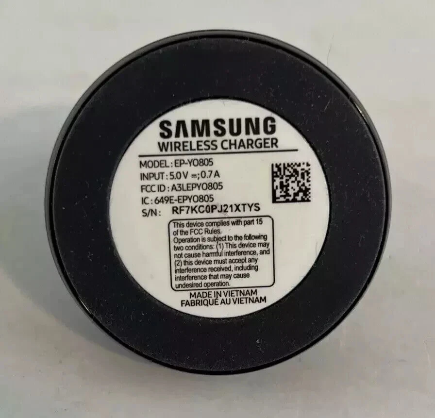 Samsung Galaxy Watch Wireless Charging Dock / Charger - Black (EP-YO805) - Image 2 of 3