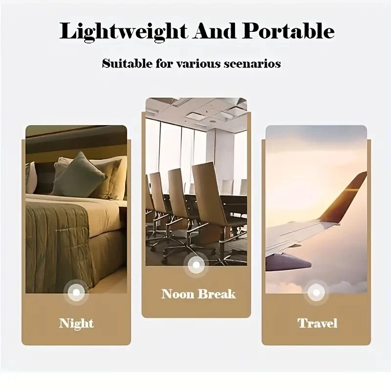 2 Pack Travel 3D Eye Mask Sleep Soft Padded Shade Cover Rest Relax Blindfold - Image 4 of 4