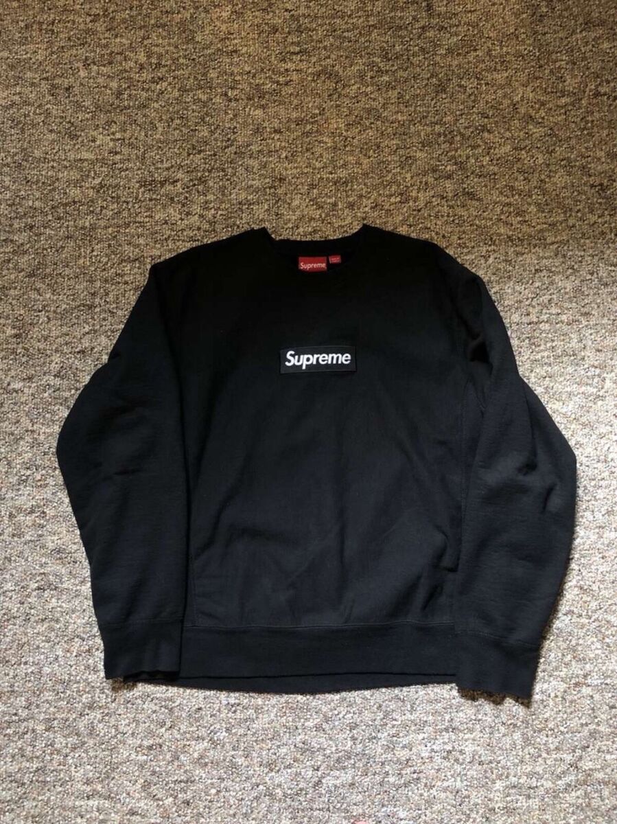 Supreme Box Logo L/S Long Sleeve Tee “Black” Pre Owned Size XL