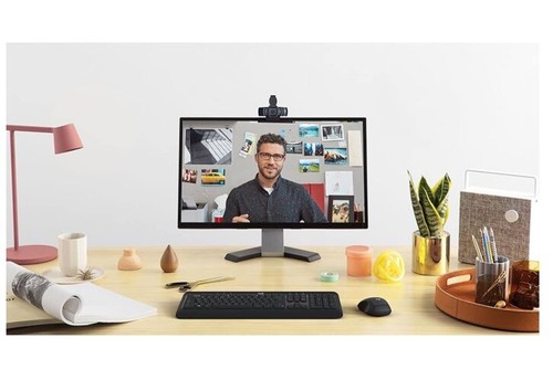 Logitech UC 960-001384 C920e HD 1080p Webcam New Open box Tested - Afbeelding 6 van 9