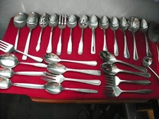 MIXED LOT 30 SERVING PIECES Quality Stainless  Wedding Catering Crafts   LOT 04