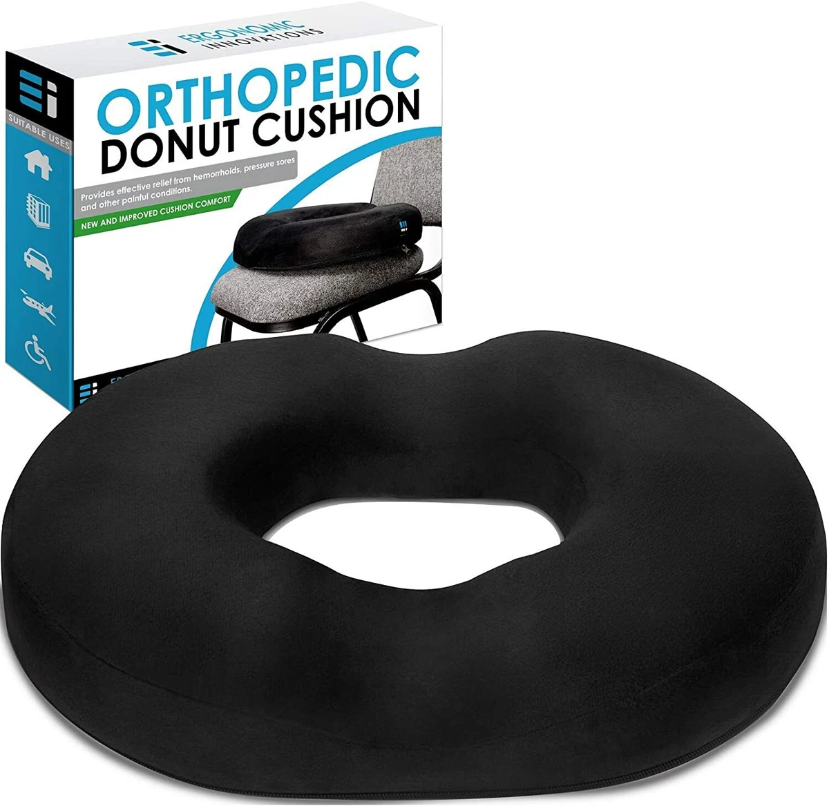 Donut Pillow, Hemorrhoid Tailbone Cushion, Seat Cushion Pain