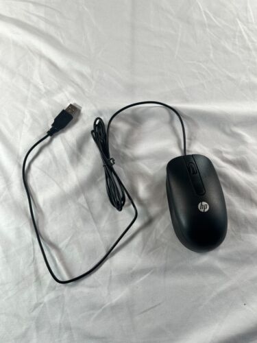 NEW Original HP Wired USB Optical DPI 800 Mouse Black