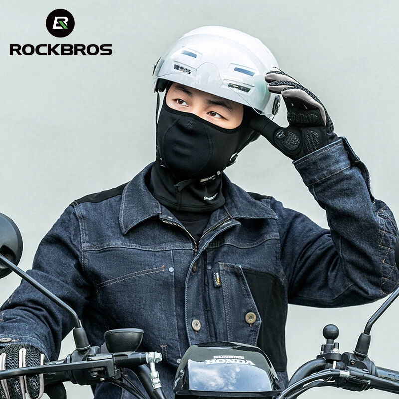 ROCKBROS Balaclava Thermal Full Face Mask Elastic Breathable Windproof Headwear - Image 4 of 4