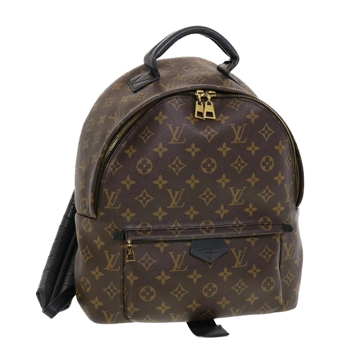 LOUIS VUITTON Palm Springs PM Monogram Black Leather Backpack