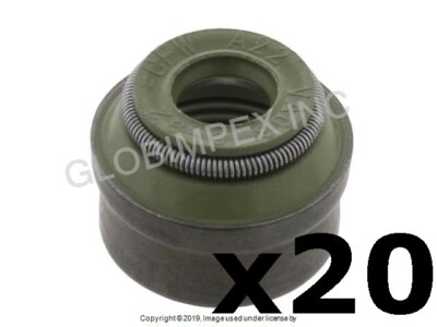 VOLVO (1999-2016) Valve Stem Seal (6 mm) (20 PCS) OEM CORTECO + 1 YEAR WARRANTY