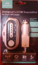 MERCURY UNIVERSAL FM 88.1-107.9 TRANSMITTER FOR iPod/MP3 PLAYER WITH CAR ADAPTER