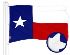 G128 Texas TX State Flag 6x10 Ft Embroidered 300D Polyester