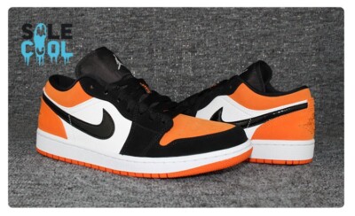 Nike Air Jordan 1 Low Shattered Backboard Orange Men's Shoes
