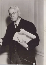  1935 William Lyon Phelps Academic Setting Rare Vintage Original Press Photo