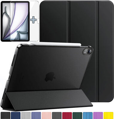 Lonfeid Schutzhülle + 2x 9H Panzerfolie Glas für iPad Air 11 M3 2025/ M2 2024 -3