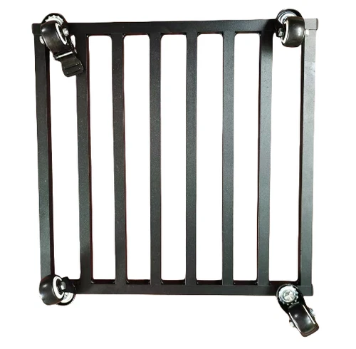 Aluminum Square Plant Dolly Stand Rolling 4 Wheels Caddy Holder Patio Pot Black - Picture 22 of 46