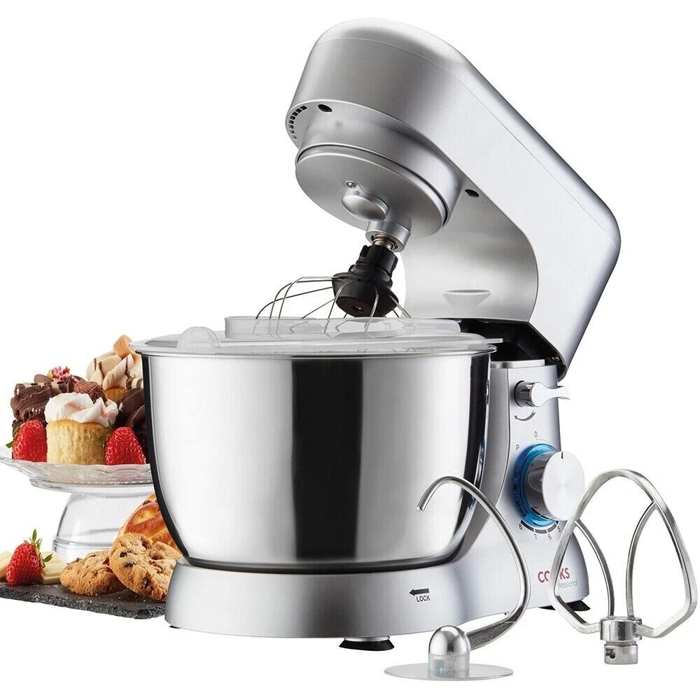 Cooks Professional 4.5L Stand Mixer 1000W Electric 8 Speed | Silver