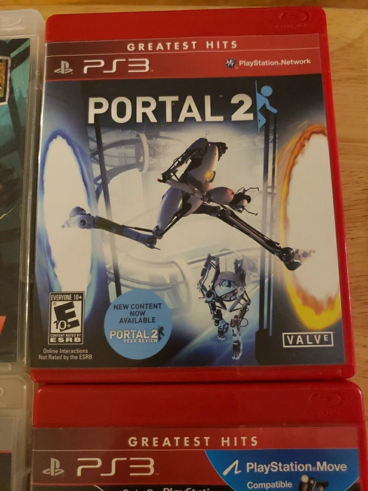 Lot Of PS3 Heavy Rain, Portal 2, Deus Ex,  BioShock, Sony PlayStation 3 PS3 CIB  - Image 3 of 4