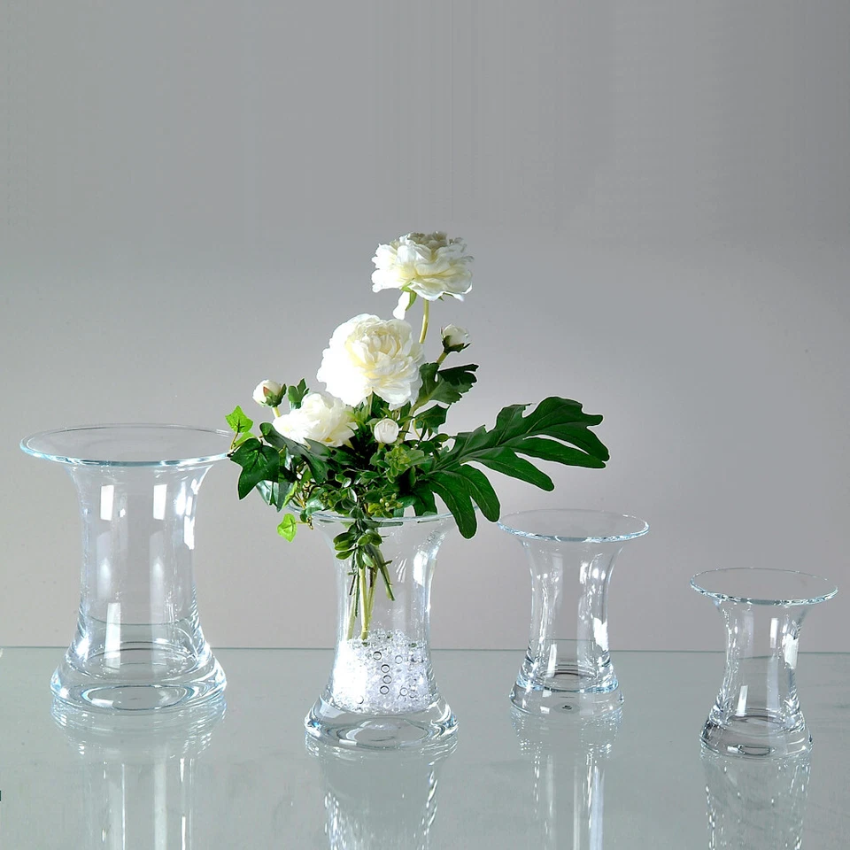 Vase mundgeblasen Kristallglas Rosenvase Deko Glasvase formano Blumenvase