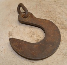 craftsman made logging mining hook heavy industrial part 1/2" thick lifter