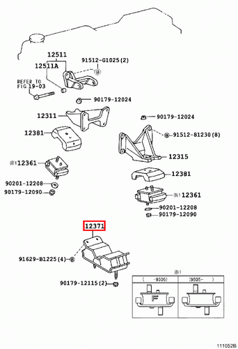 Genuine LandCruiser HDJ81 HDJ80 1HD T 4.2 Diesel Rear Gearbox MTM Mounting Mount - Picture 7 of 11