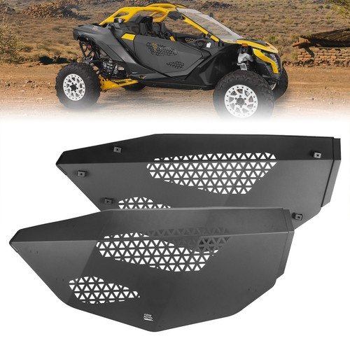KEMIMOTO UTV Aluminum Half Door Panels Without Frame For Can-Am Maverick R 2024+ - Picture 9 of 9